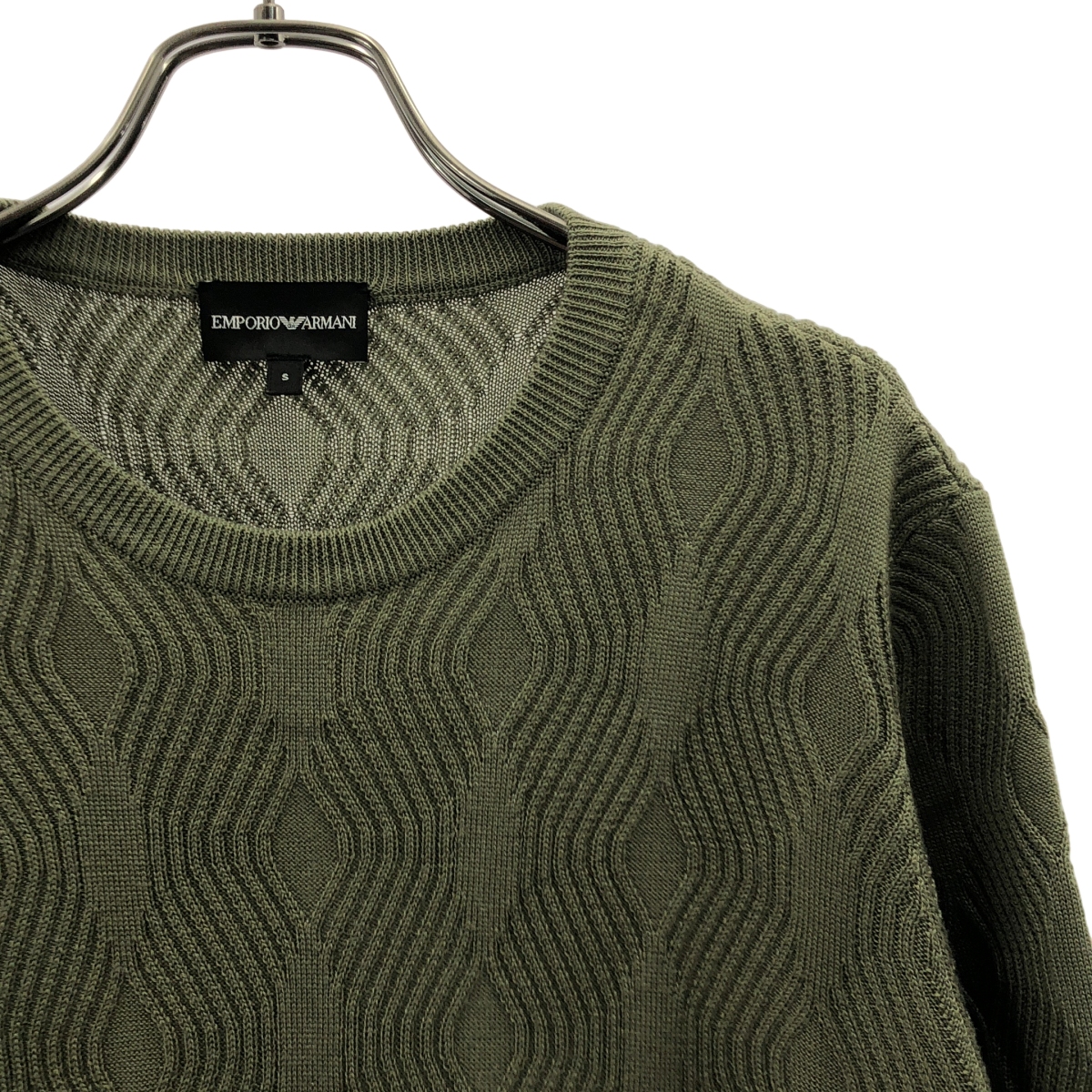 EMPORIO ARMANI / エンポリオアルマーニ クルーネック サマー ニット カットソー