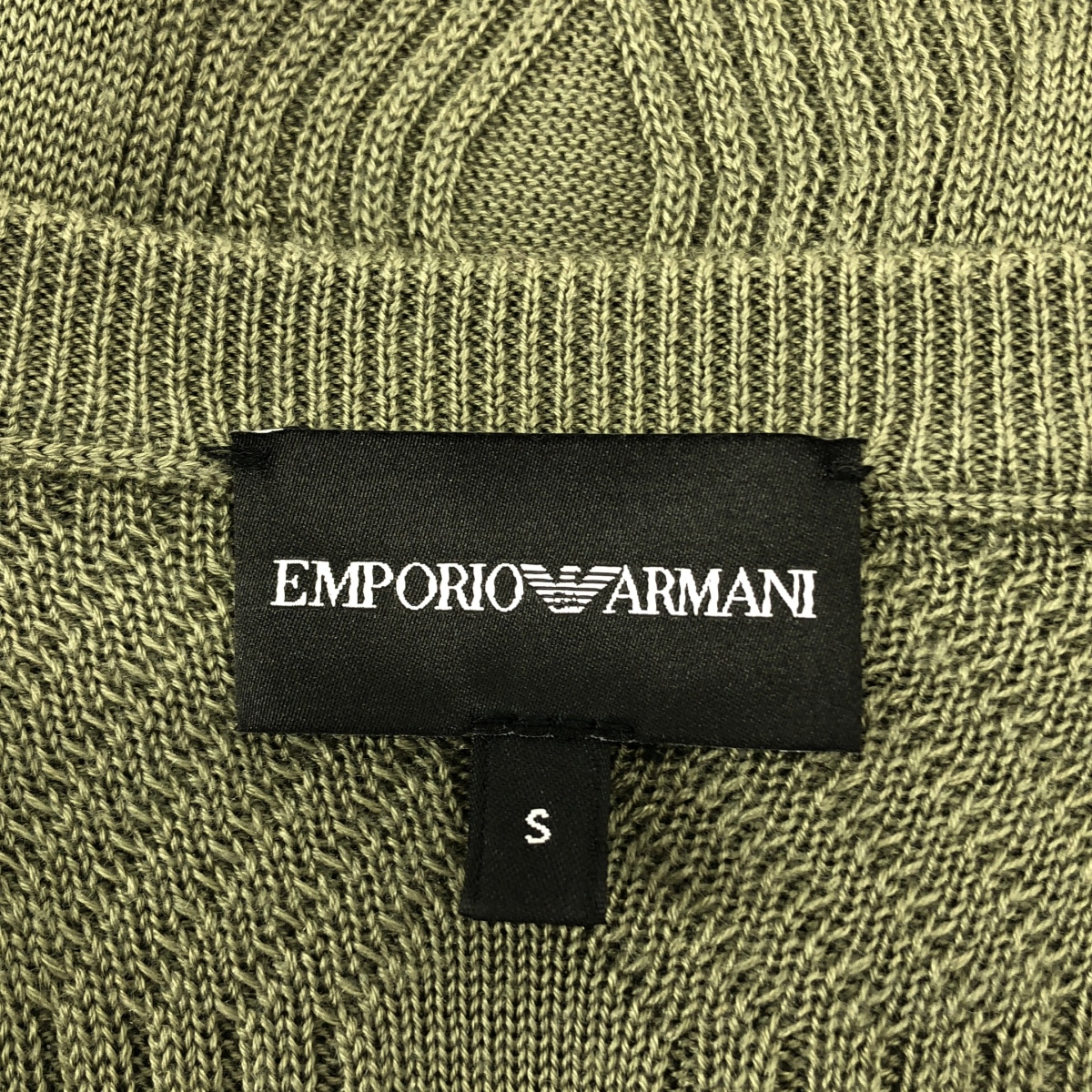 EMPORIO ARMANI / エンポリオアルマーニ クルーネック サマー ニット カットソー