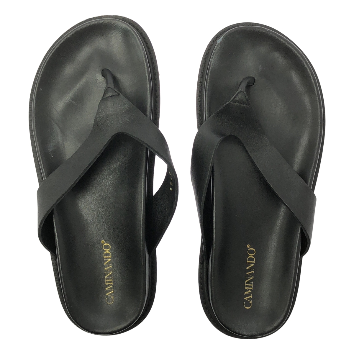 CAMINANDO / カミナンド THONG SLIDES レザー トング スライドサンダル