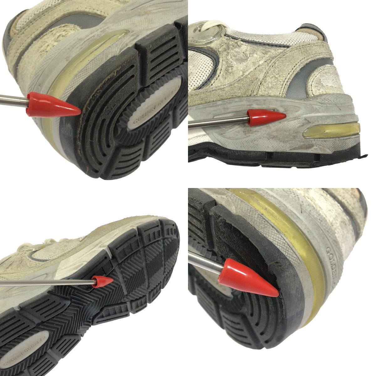 GOLDEN GOOSE / ゴールデングース Running Dad ダメージ加工 スニーカー