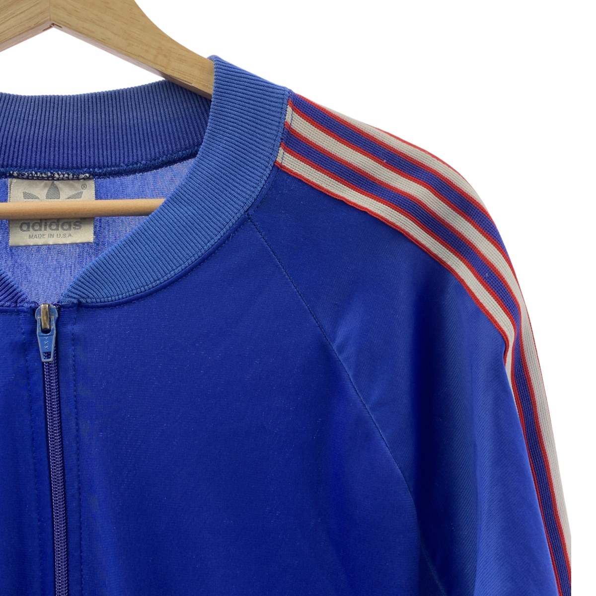 adidas / アディダス 80s USA製 VINTAGE トレフォイルロゴ トラックジャケット