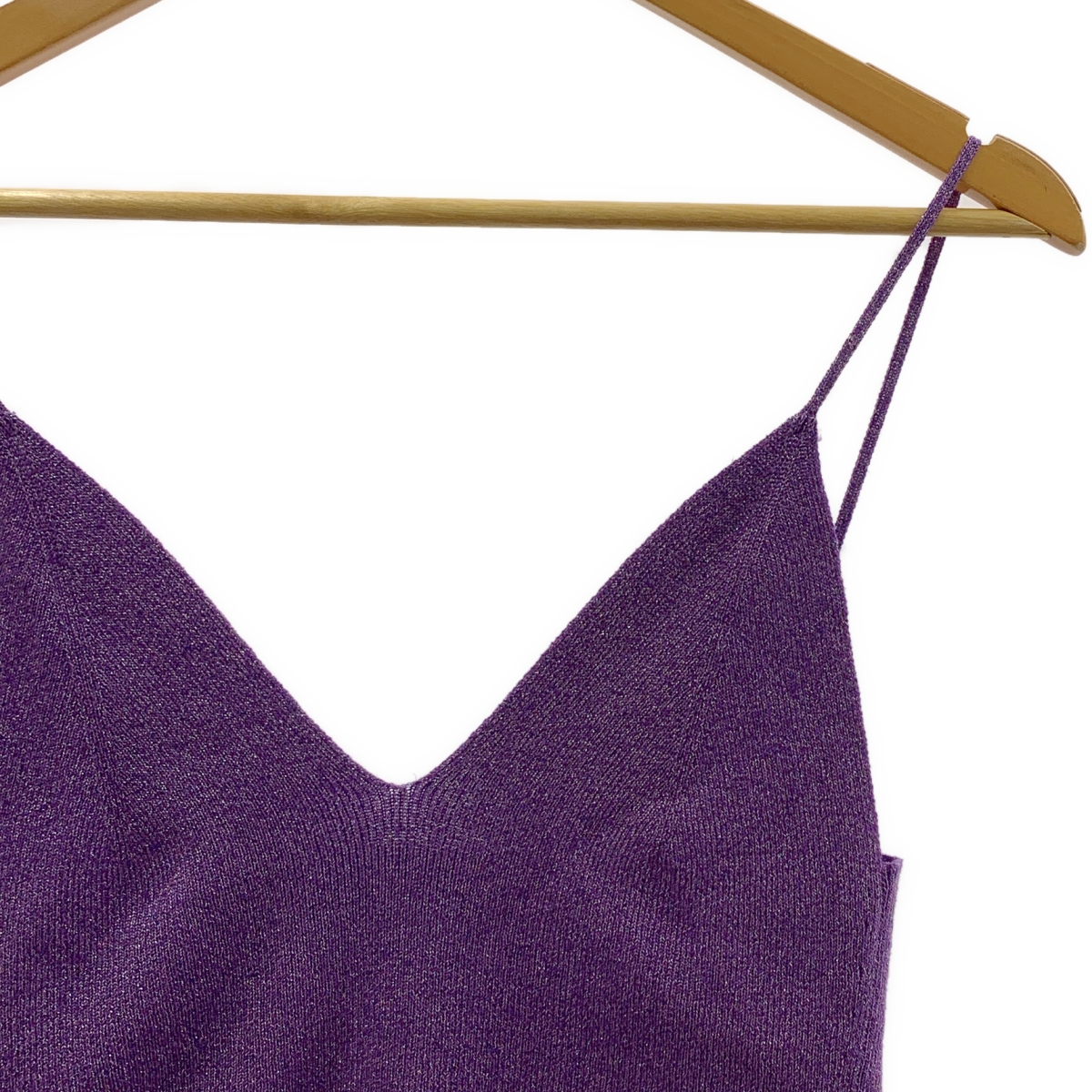 KANAKO SAKAI / カナコサカイ × Ron Herman Glitter Ribbed Knit Camisole ラメ キャミソール