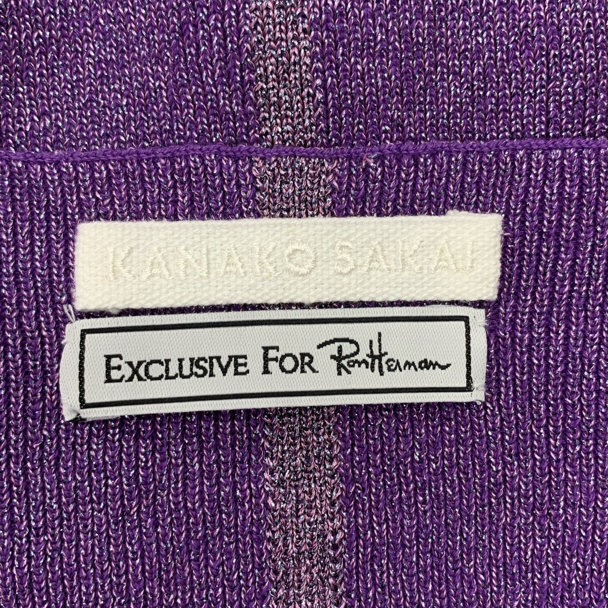 KANAKO SAKAI / カナコサカイ × Ron Herman Glitter Ribbed Knit Camisole ラメ キャミソール