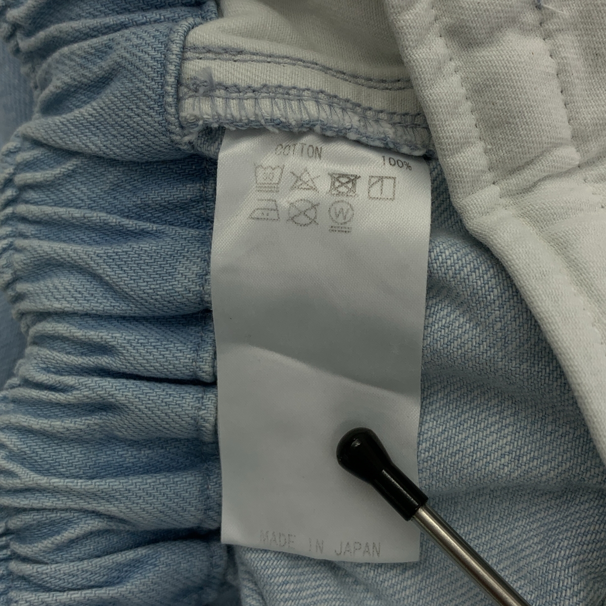 S.F.C (SFC) / エスエフシー デニム ドローストリング タック ワイド イージー パンツ