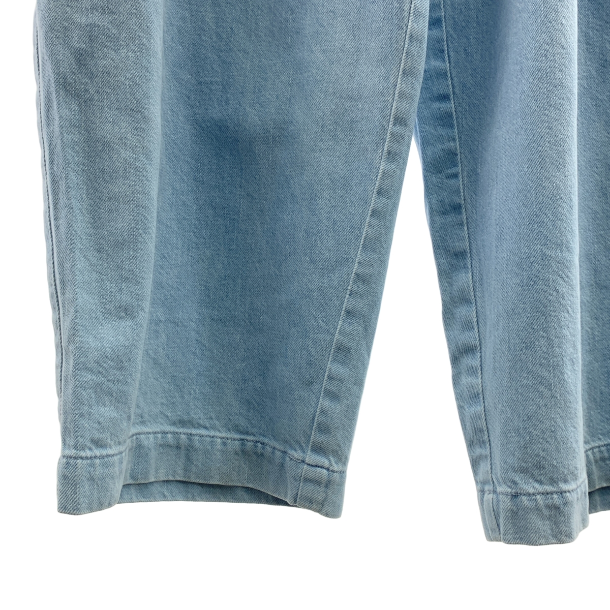 S.F.C (SFC) / エスエフシー デニム ドローストリング タック ワイド イージー パンツ