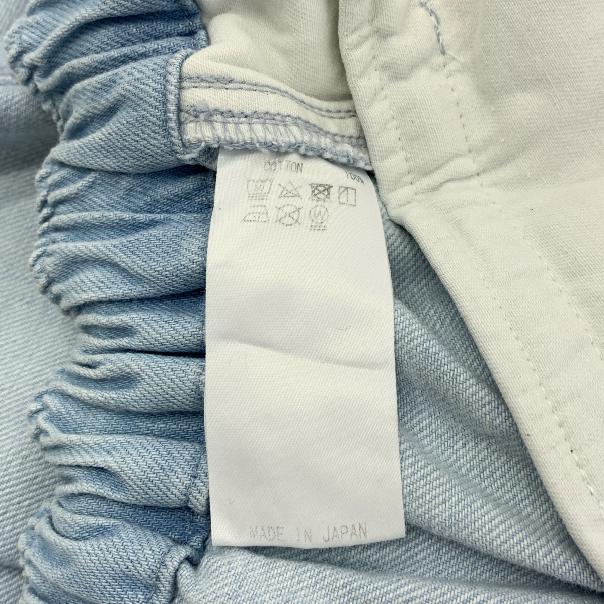 S.F.C (SFC) / エスエフシー デニム ドローストリング タック ワイド イージー パンツ