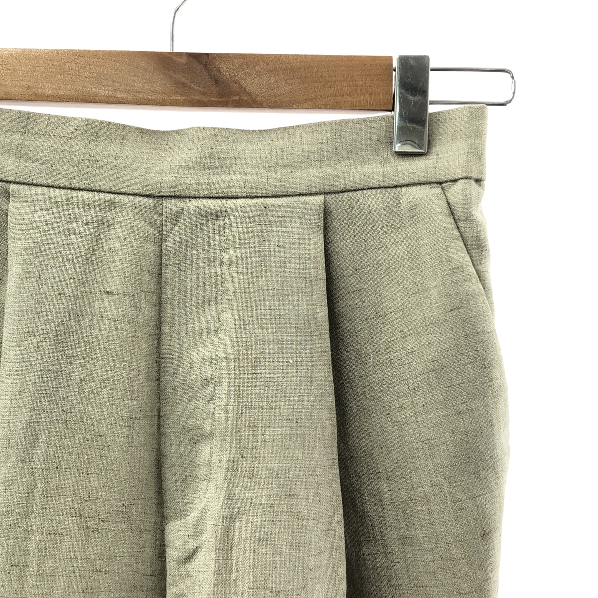 ENFOLD / エンフォルド タック イージーパンツ