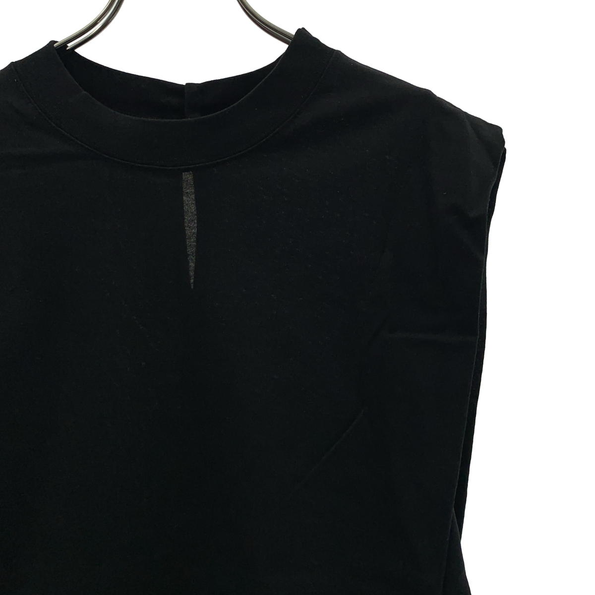 Mame Kurogouchi / マメクロゴウチ Cotton Jersey Sleeveless Top / オーバーシルエット スリット カットソー