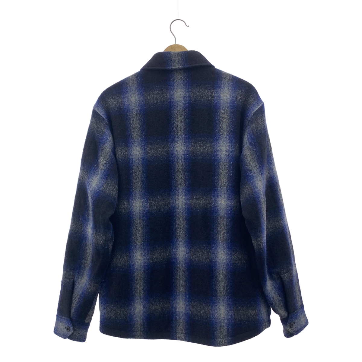 Edition / エディション トゥモローランド オンブレチェック ウール 中綿 シャツジャケット