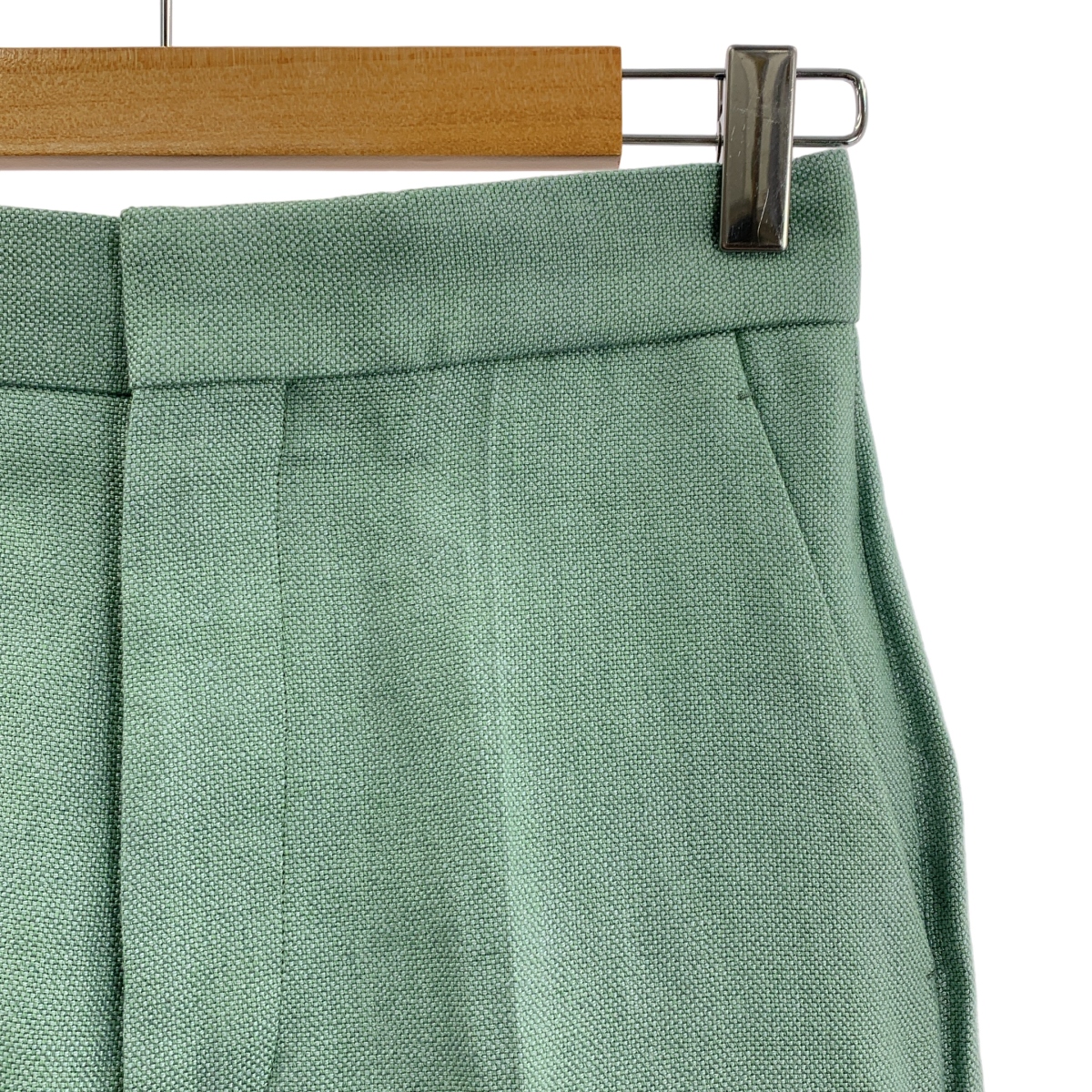 Drawer / ドゥロワー ナナコ織 ストレート スラックス パンツ