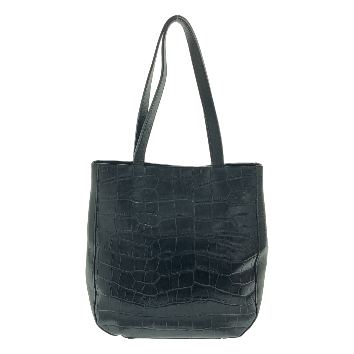 その他 レザー クロコ型押し トートバッグ