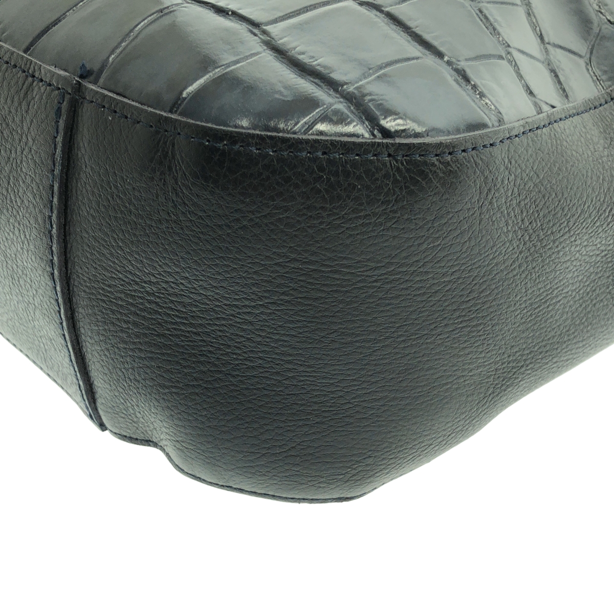 その他 レザー クロコ型押し トートバッグ