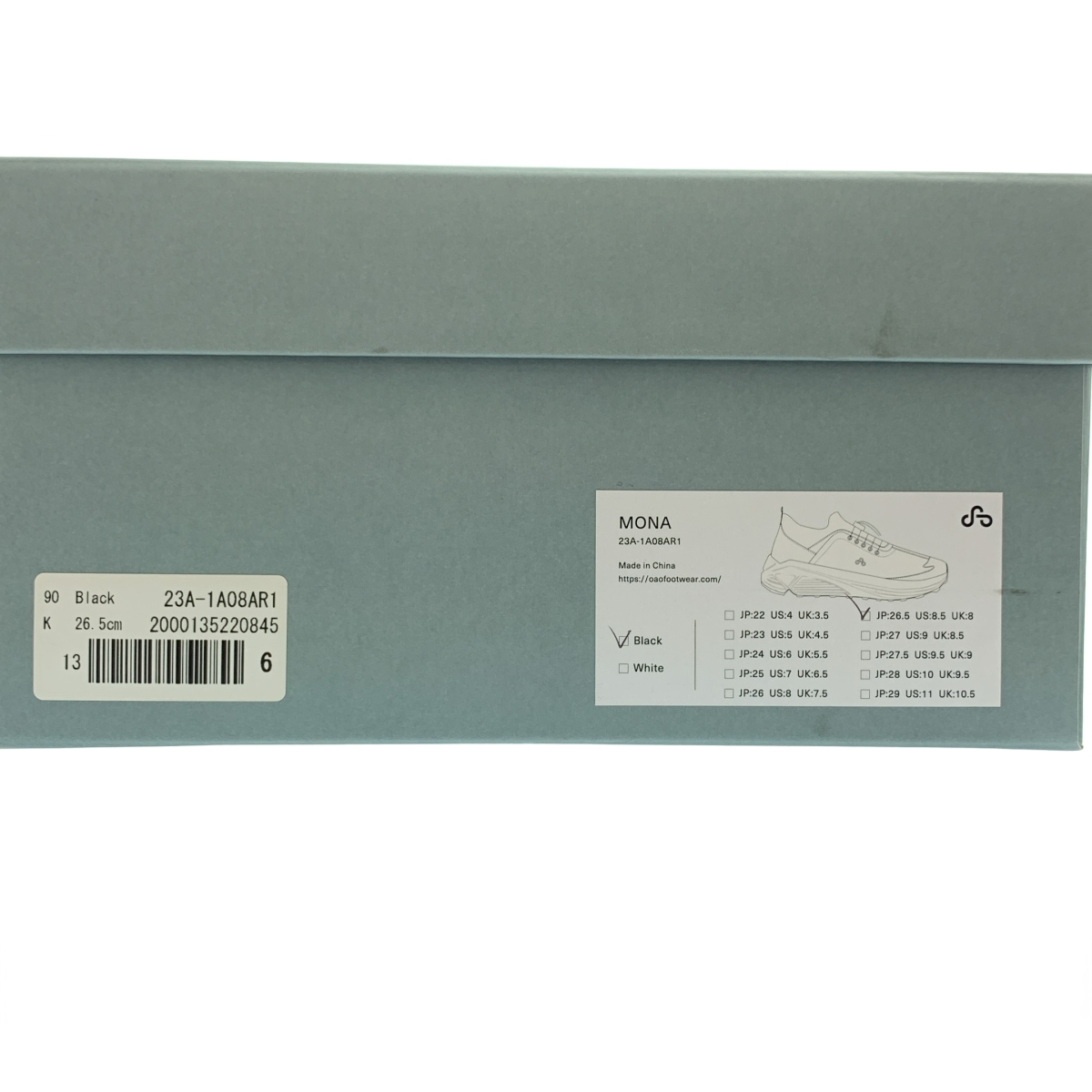 OAO / オーエーオー MONA ローカット スニーカー