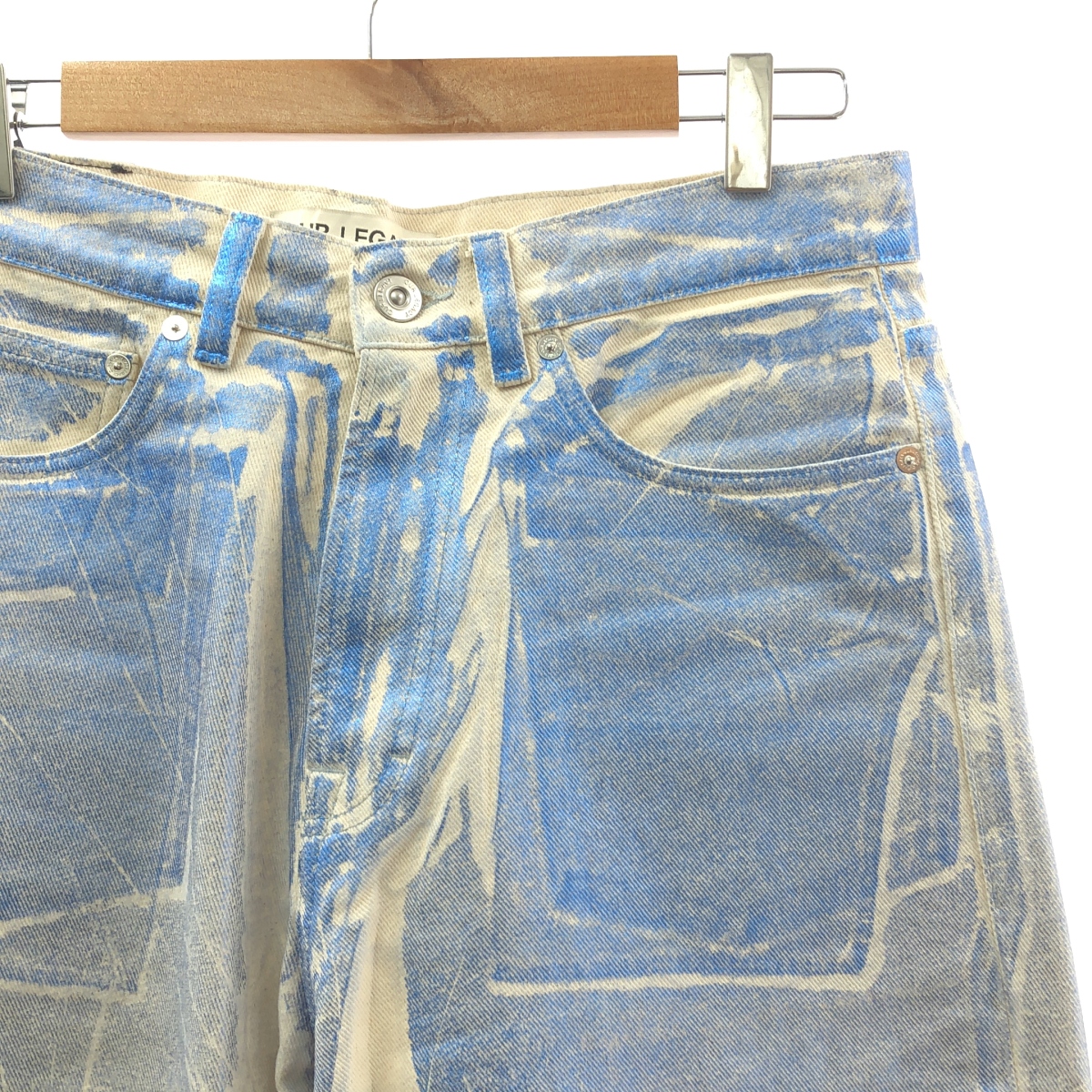 OUR LEGACY / アワーレガシー THIRD CUT BLUE FOIL DENIM フォイルプリント サードカット デニムパンツ