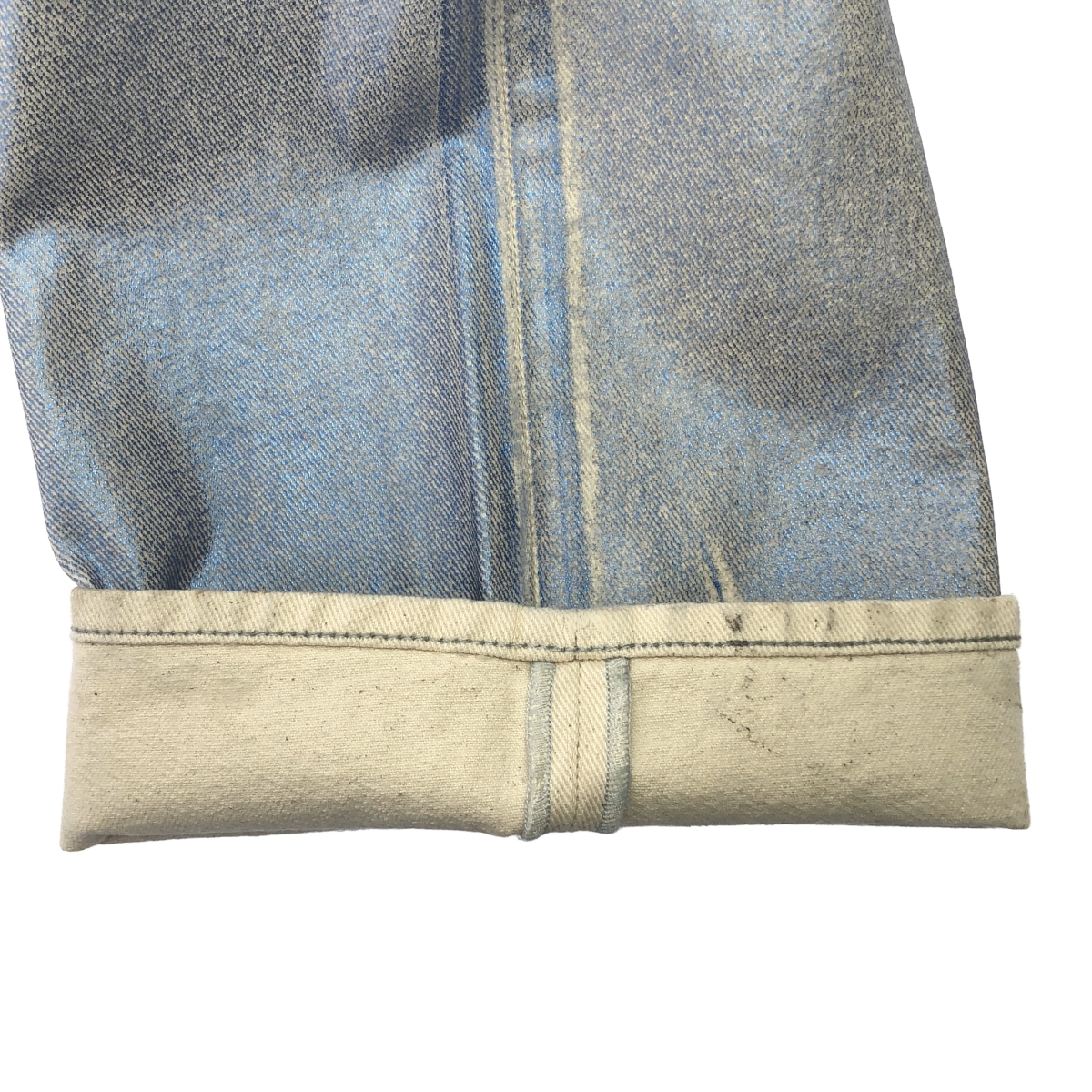 OUR LEGACY / アワーレガシー THIRD CUT BLUE FOIL DENIM フォイルプリント サードカット デニムパンツ