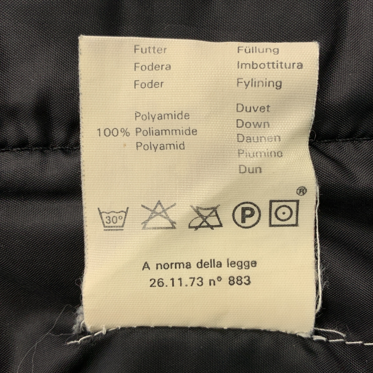 MONCLER / モンクレール 青タグ / 中綿  ロング ダウン コート