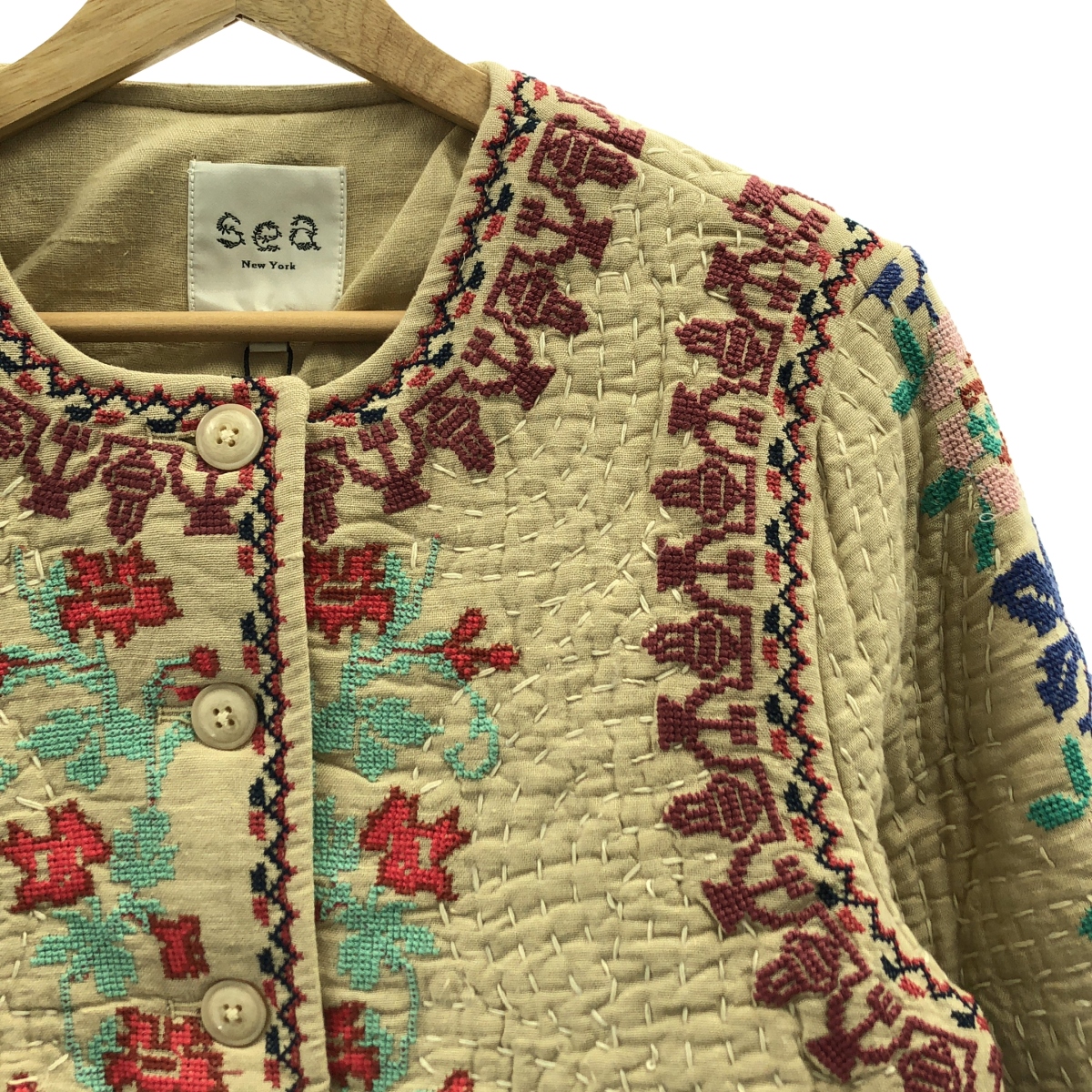 sea New York / シーニューヨーク RAMONA EMBROIDERY L/SLV JACKET エンブロイダリー ジャケット