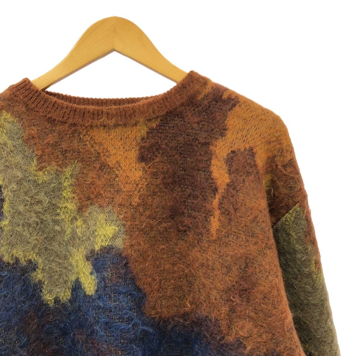 YOKE / ヨーク knit sweater / モヘヤ クルーネック ニット セーター / ユニセックス