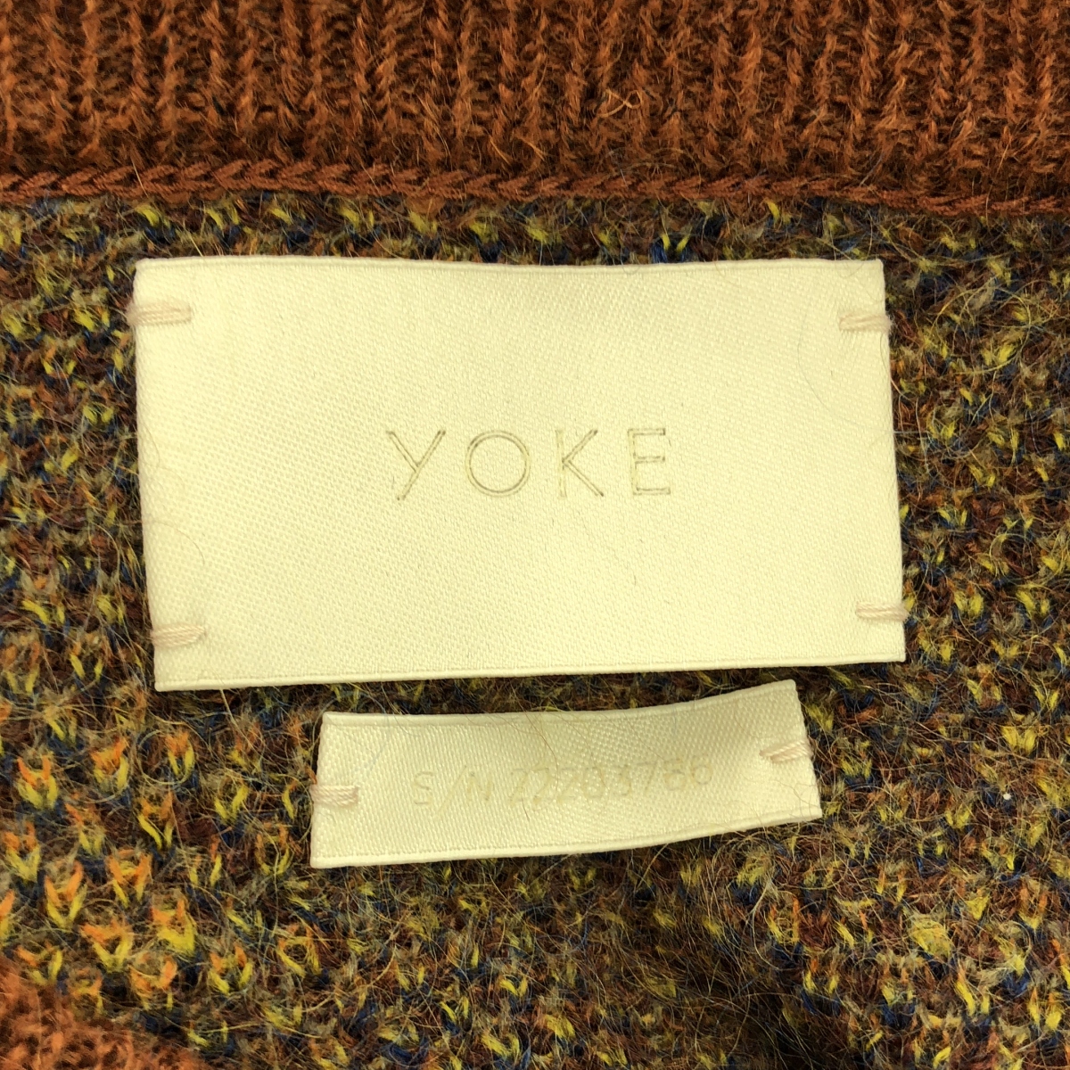 YOKE / ヨーク knit sweater / モヘヤ クルーネック ニット セーター / ユニセックス