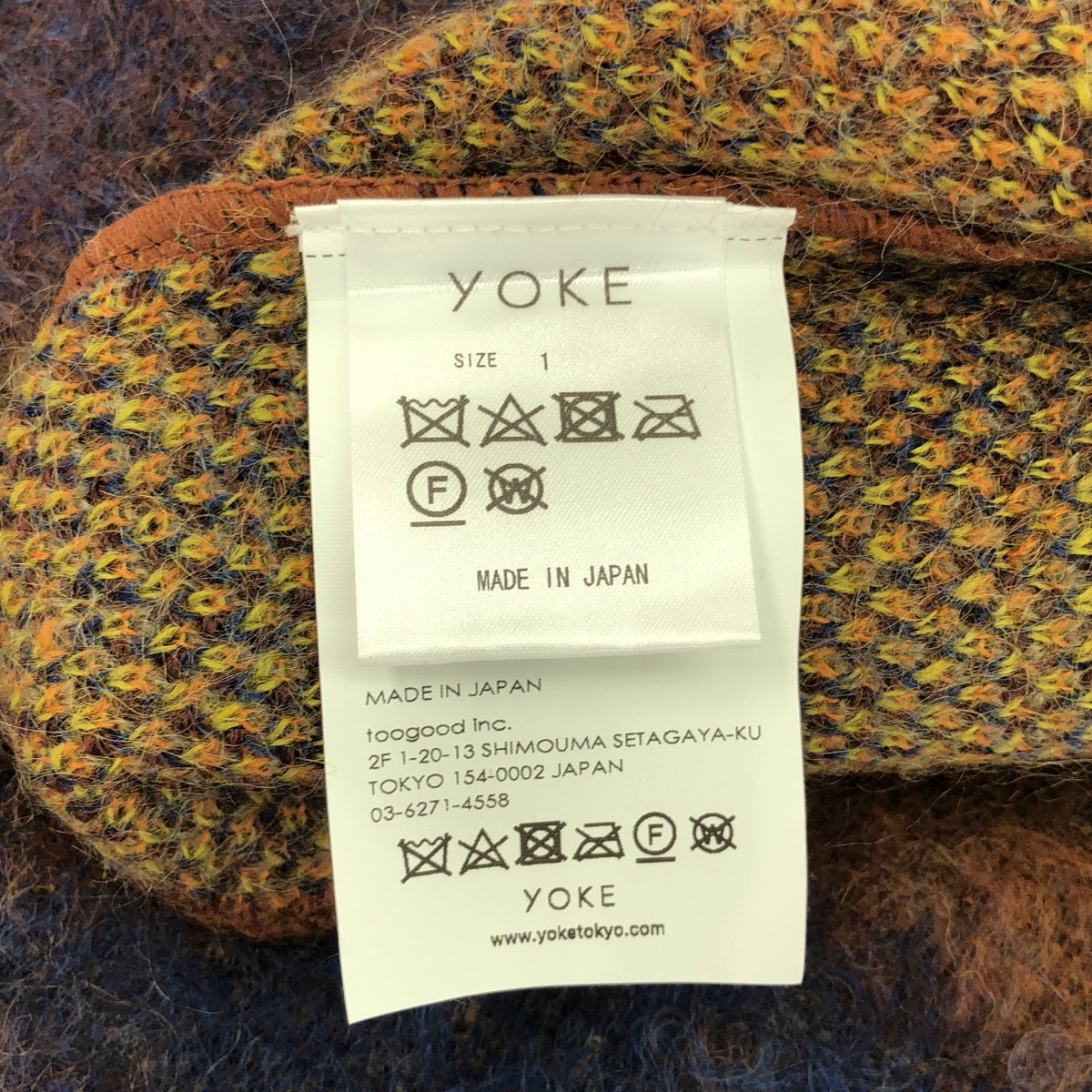 YOKE / ヨーク knit sweater / モヘヤ クルーネック ニット セーター / ユニセックス