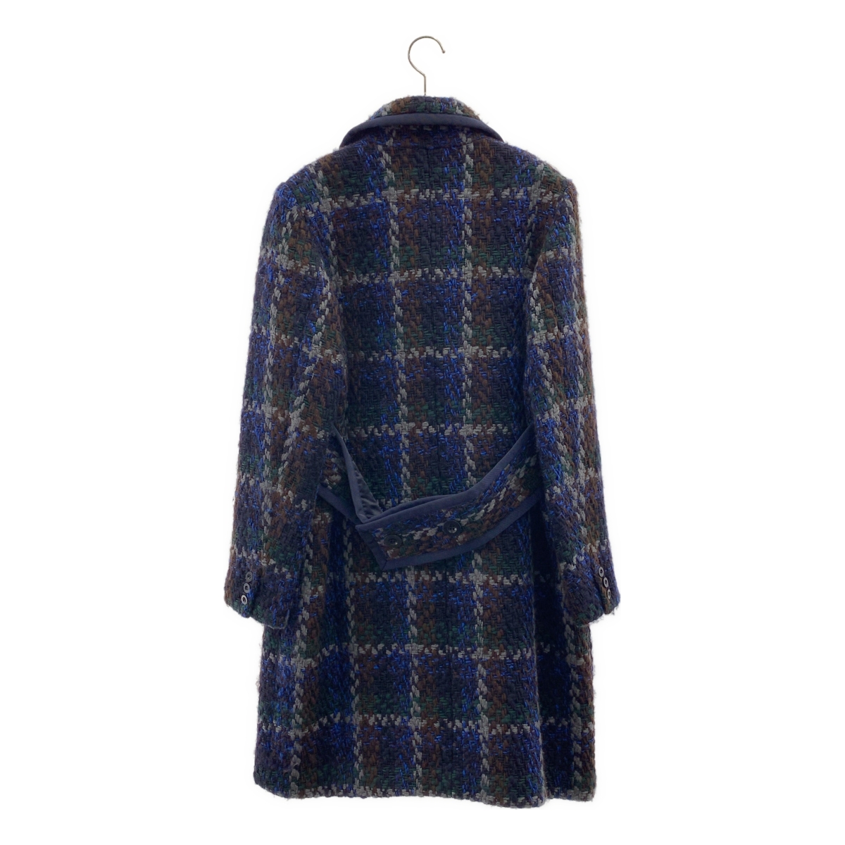 sacai luck / サカイラック ウール チェック ツイードコート