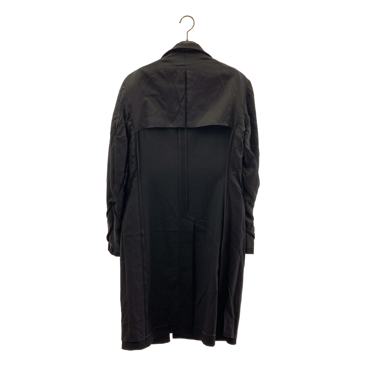 REGULATION Yohji Yamamoto / レギュレーションヨウジヤマモト WOOL GABARDINE DOCTOR'S JACKET / ウールギャバジン ドクター ロング ジャケット / 総裏地