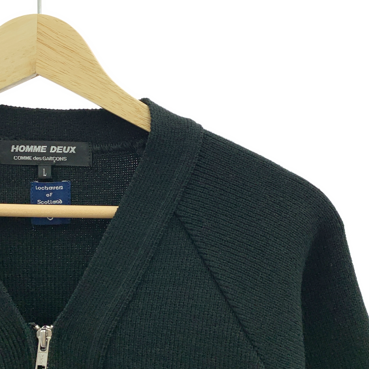 COMME des GARCONS HOMME DEUX / コムデギャルソンオムドゥ Lochaven アクリル ジップ カーディガン