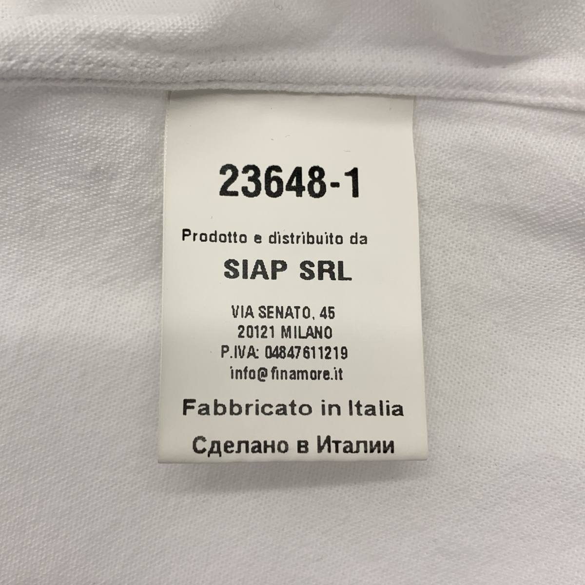 finamore / フィナモレ ORIGINAL CHAMBRAY コットン シャツ