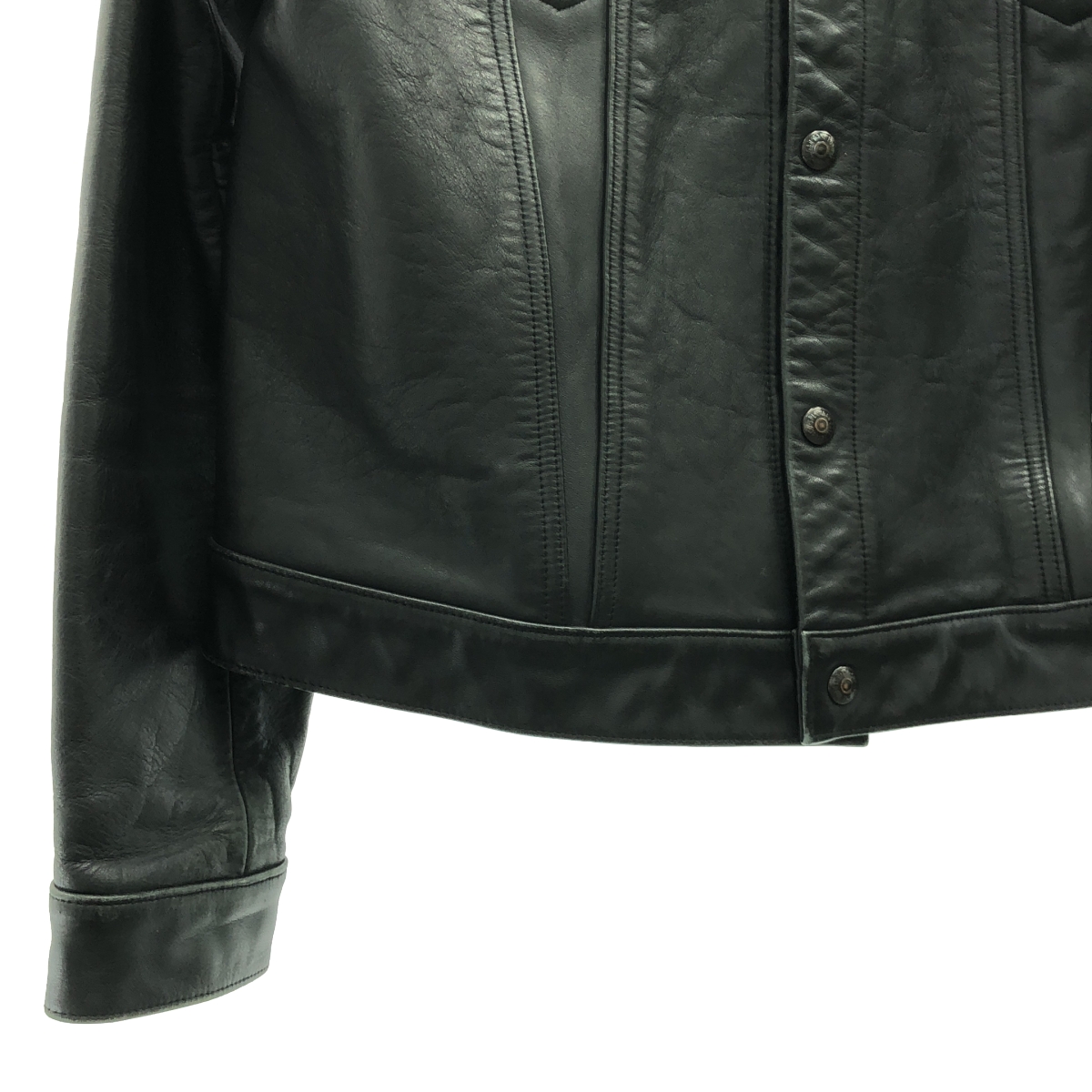 SUGAR CANE / シュガーケーン レザー トラッカージャケット