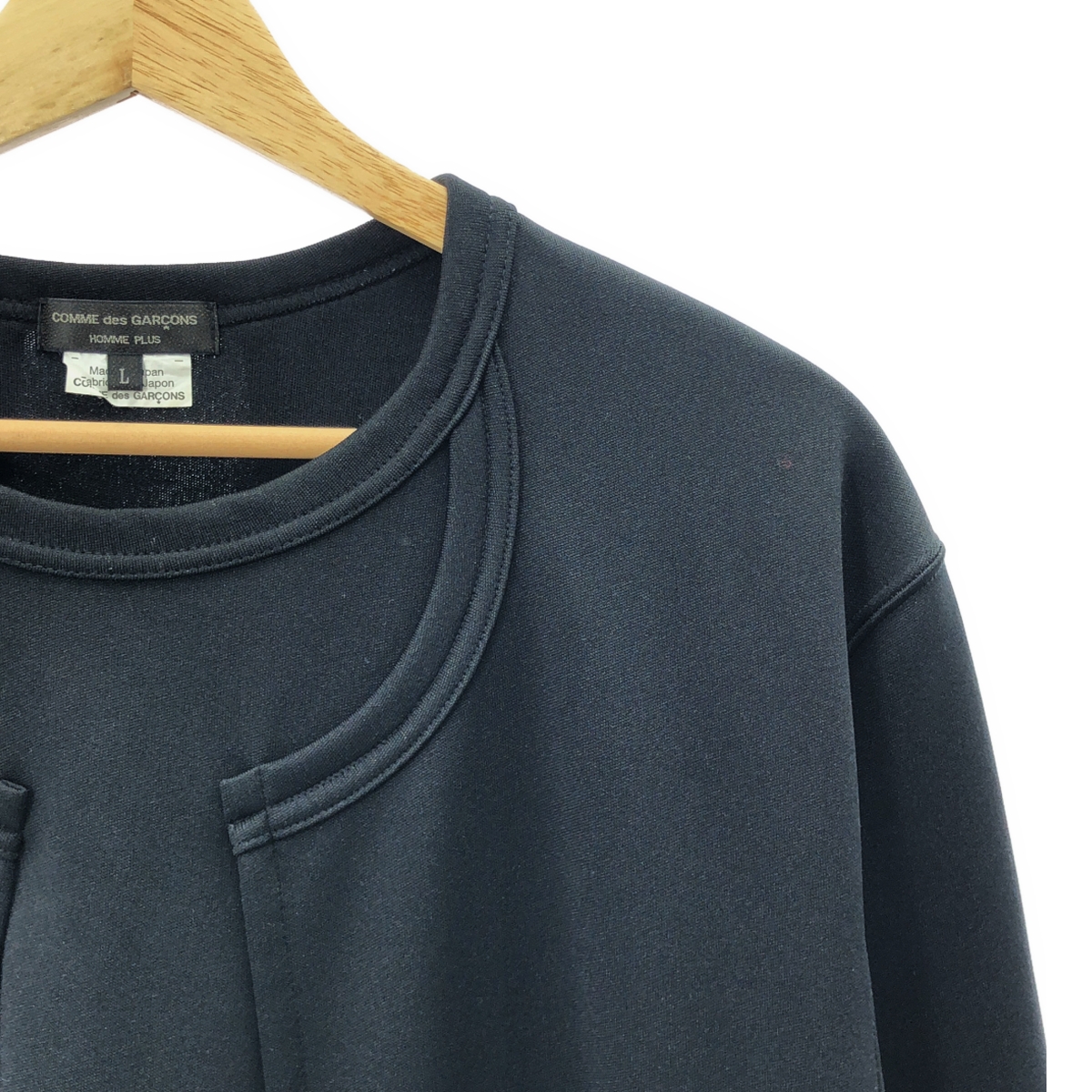 COMME des GARCONS HOMME PLUS / コムデギャルソンオムプリュス カラーレジスタンス期 / ドッキング ポリエステル ロング カットソー