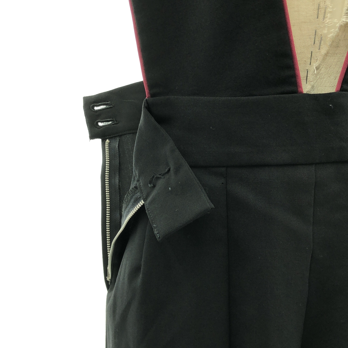 robe de chambre COMME des GARCONS / ローブドシャンブルコムデギャルソン ウール パイピング ジャンパースカート