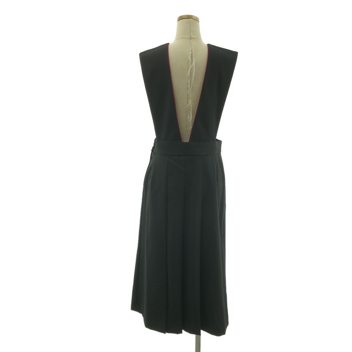 robe de chambre COMME des GARCONS / ローブドシャンブルコムデギャルソン ウール パイピング ジャンパースカート