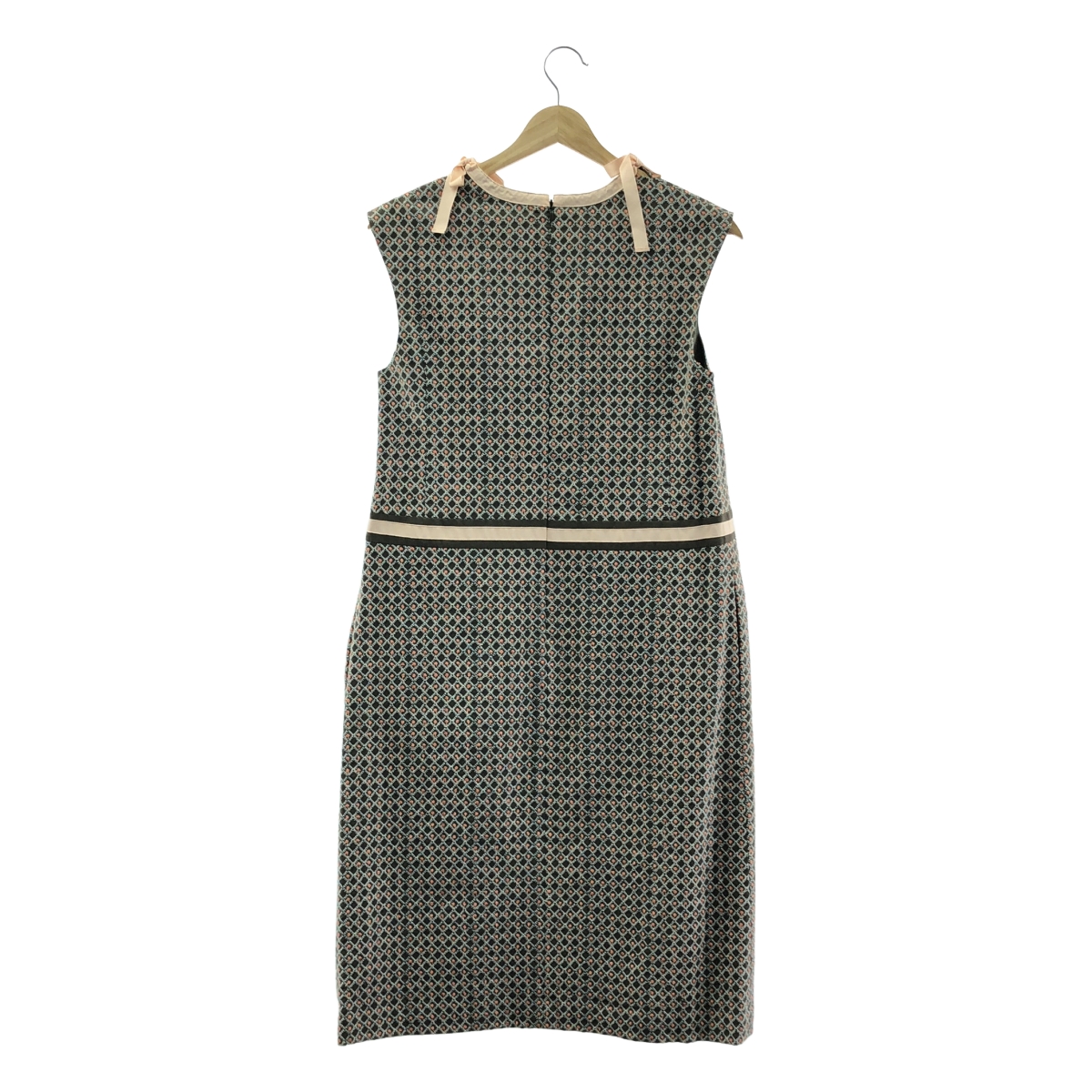 mina perhonen / ミナペルホネン nomade / エンブロイダリー リボン ワンピース / 総裏地