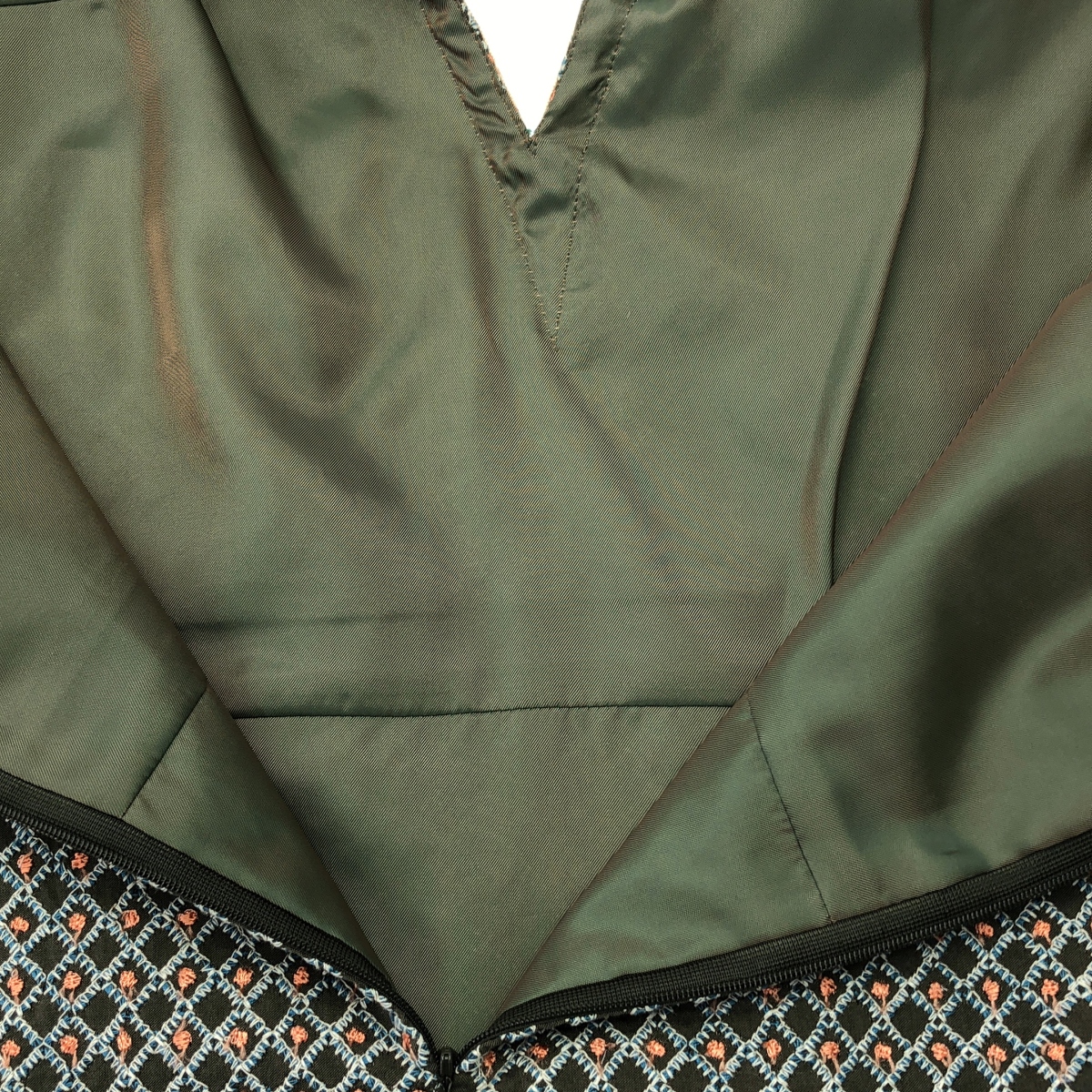 mina perhonen / ミナペルホネン nomade / エンブロイダリー リボン ワンピース / 総裏地