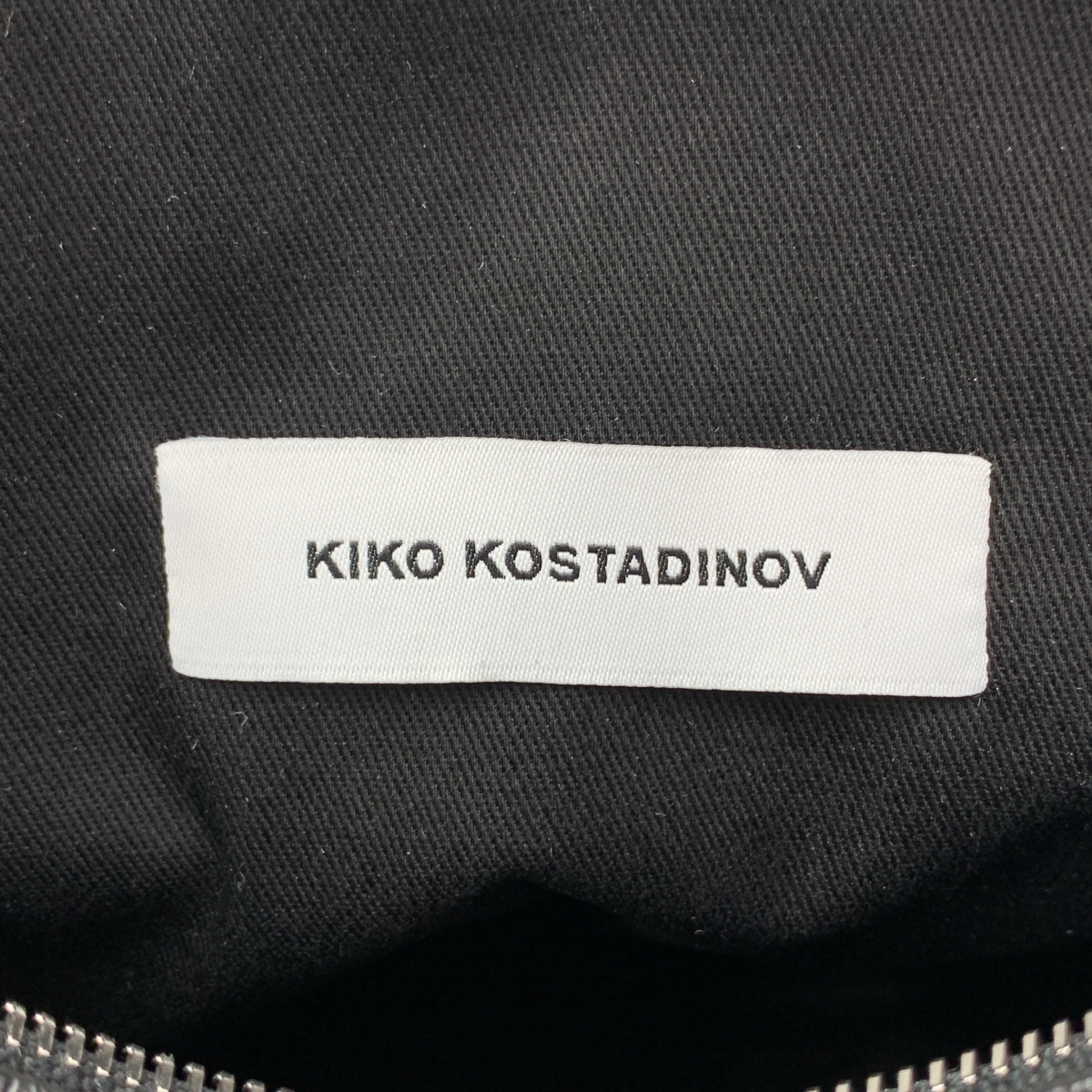 Kiko Kostadinov / キココスタディノフ DEULTUM LEATHER BAG パネル切替 レザー ショルダーバッグ