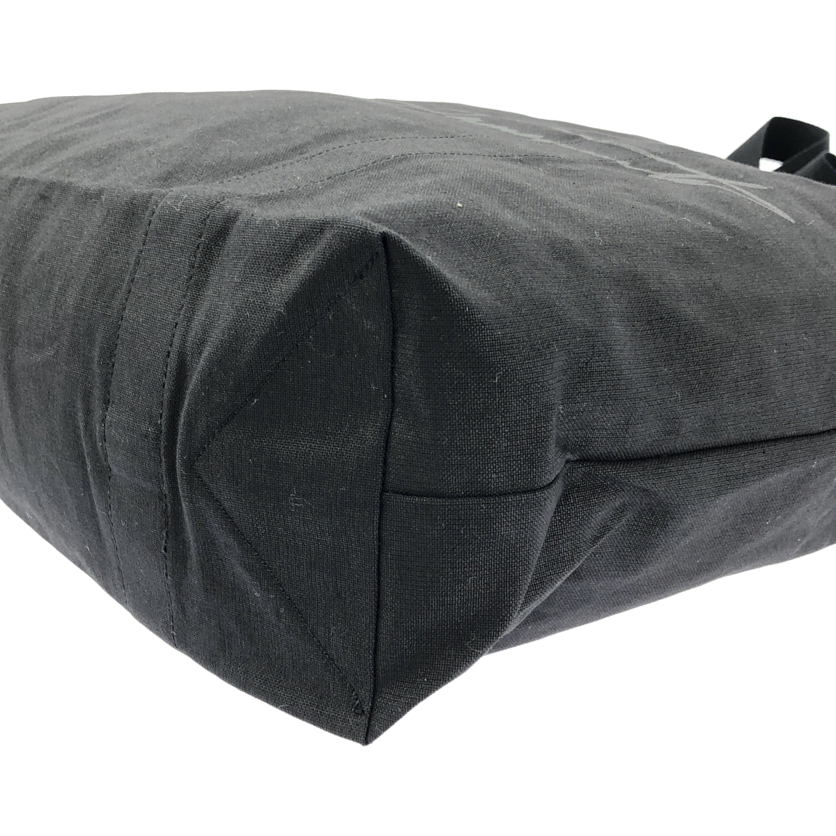 YOHJI YAMAMOTO / ヨウジヤマモト ロゴプリント キャンバス トートバッグ