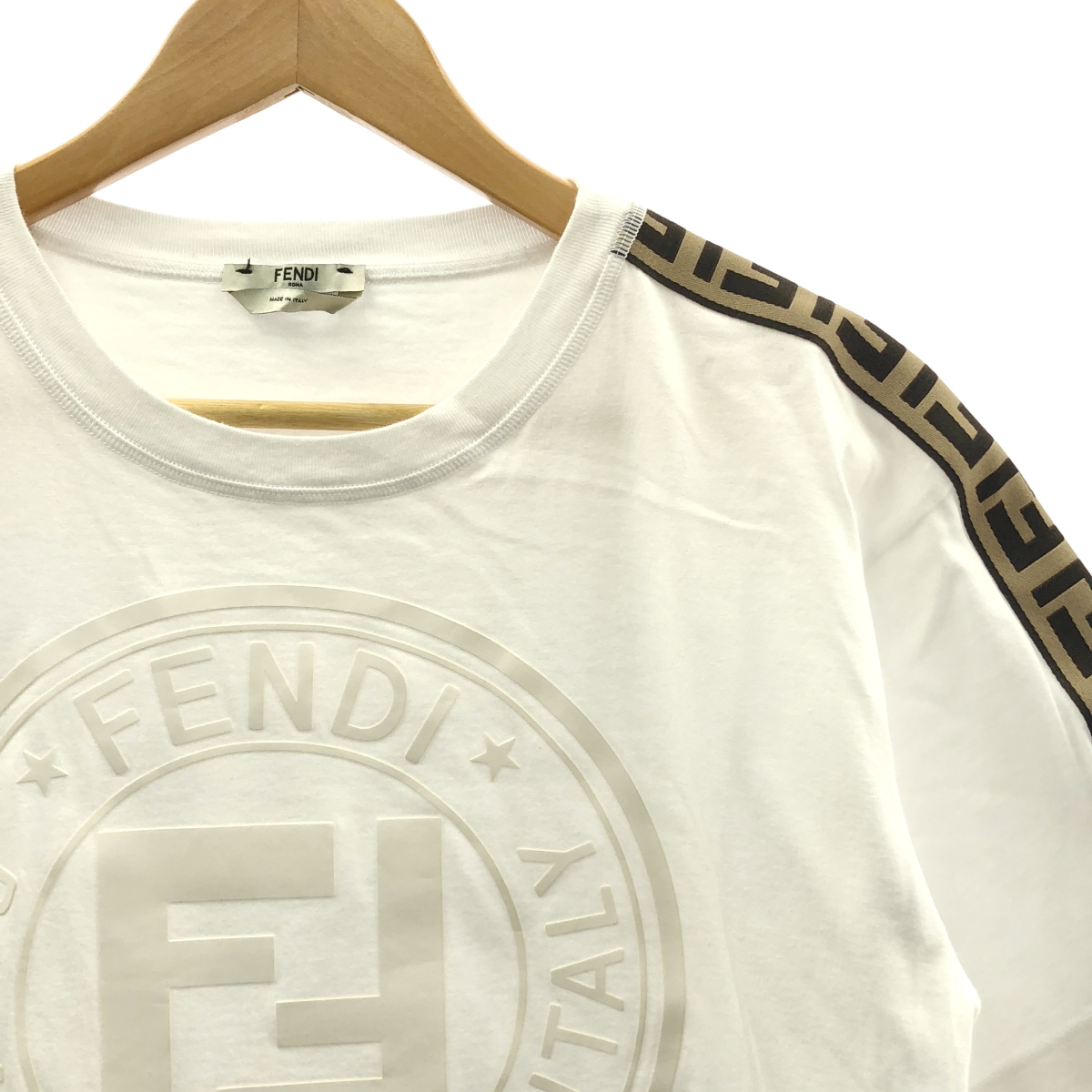 FENDI / フェンディ コットン ズッカ ビックロゴ カットソー