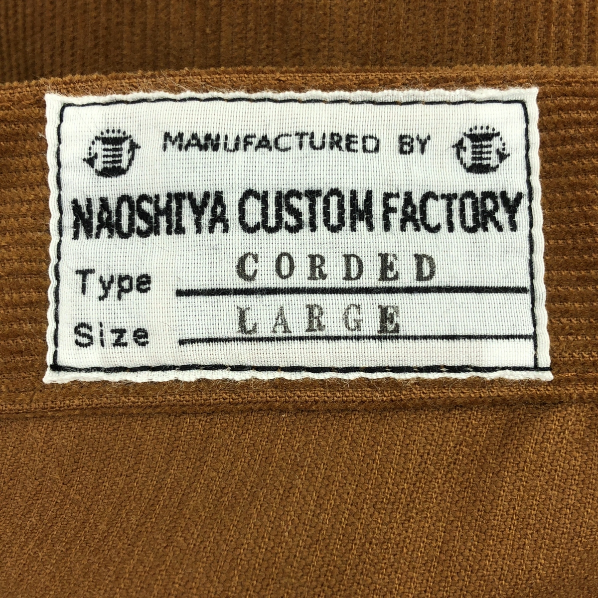 NAOSHIYA CUSTOM FACTORY / ナオシヤカスタムファクトリー 直し屋ベルベルジン CORDED DOUBLE KNEE PANTS コーデュロイ ダブルニー パンツ
