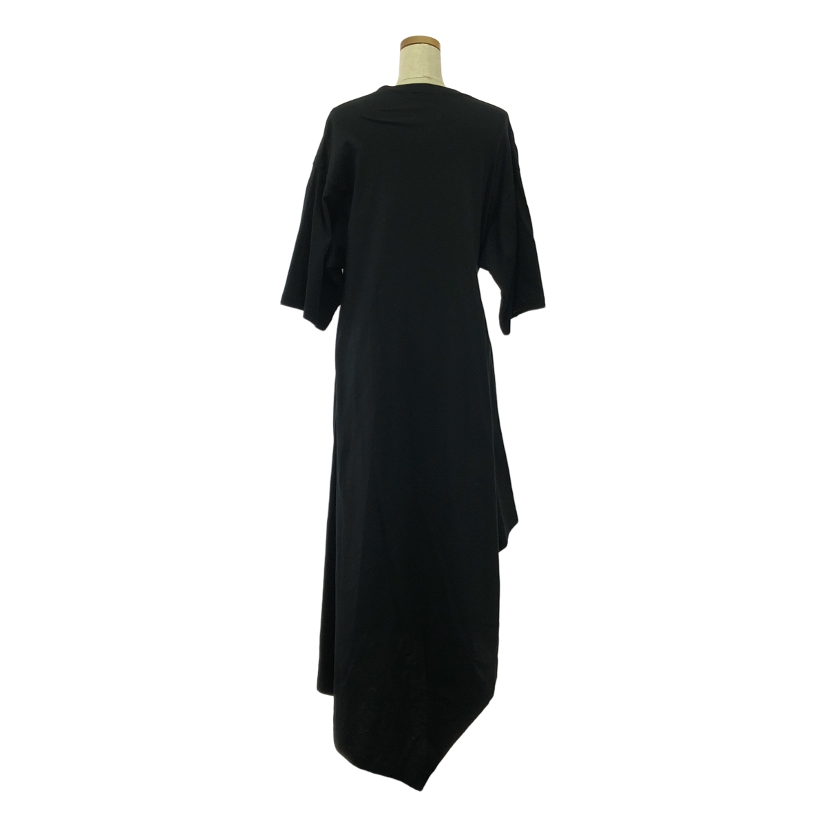 BALENCIAGA / バレンシアガ コットン タック アシンメトリーワンピース