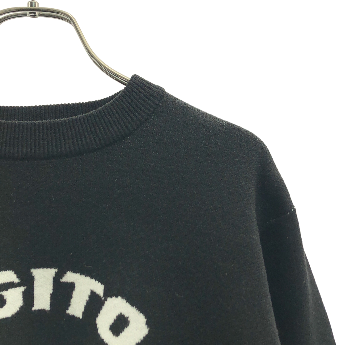 Thomas magpie / トーマスマグパイ ロゴ クルーネック ニット