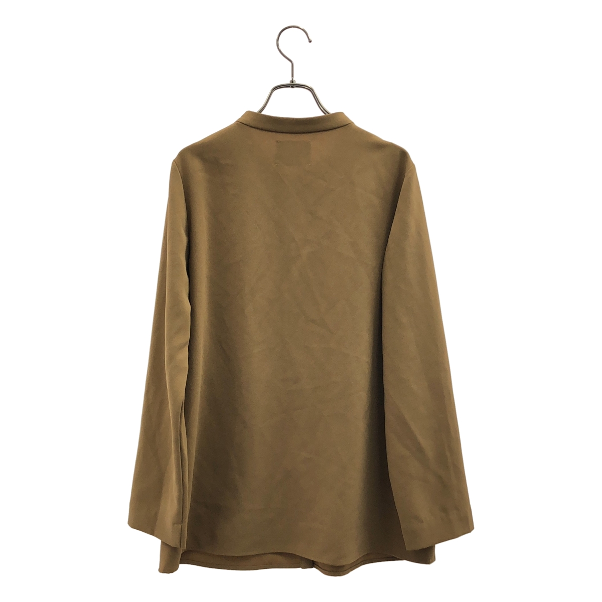 AMERI / アメリ 2WAY SHIRT GEORGETTE SET-UP ジョーゼット バンドカラーシャツ / スリット  パンツ