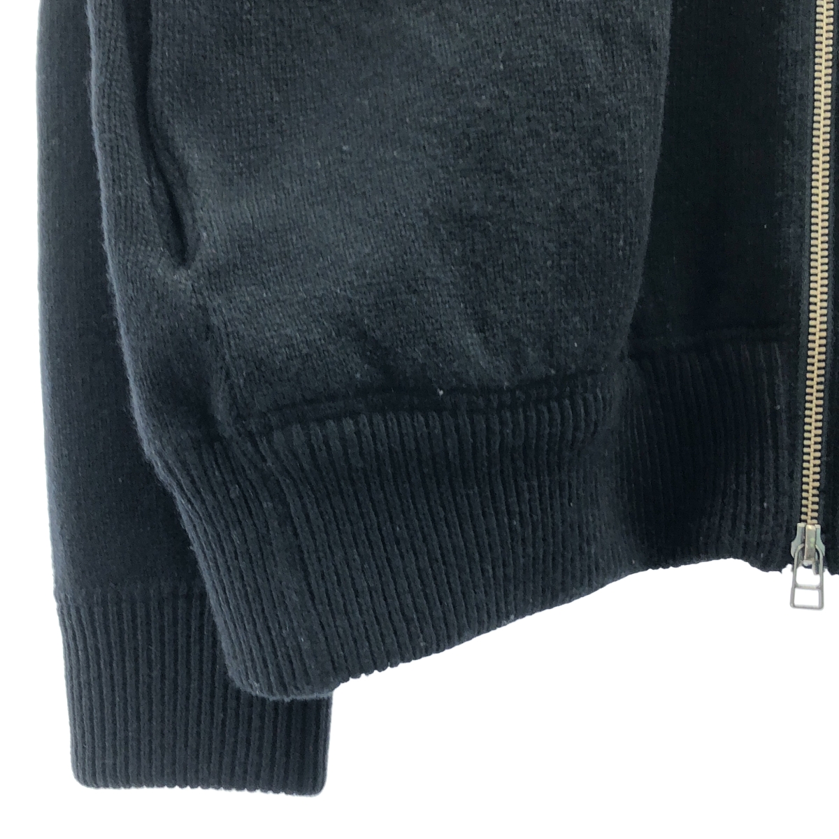 Crepuscule / クレプスキュール ウール ニット ジップ ジャケット ブルゾン