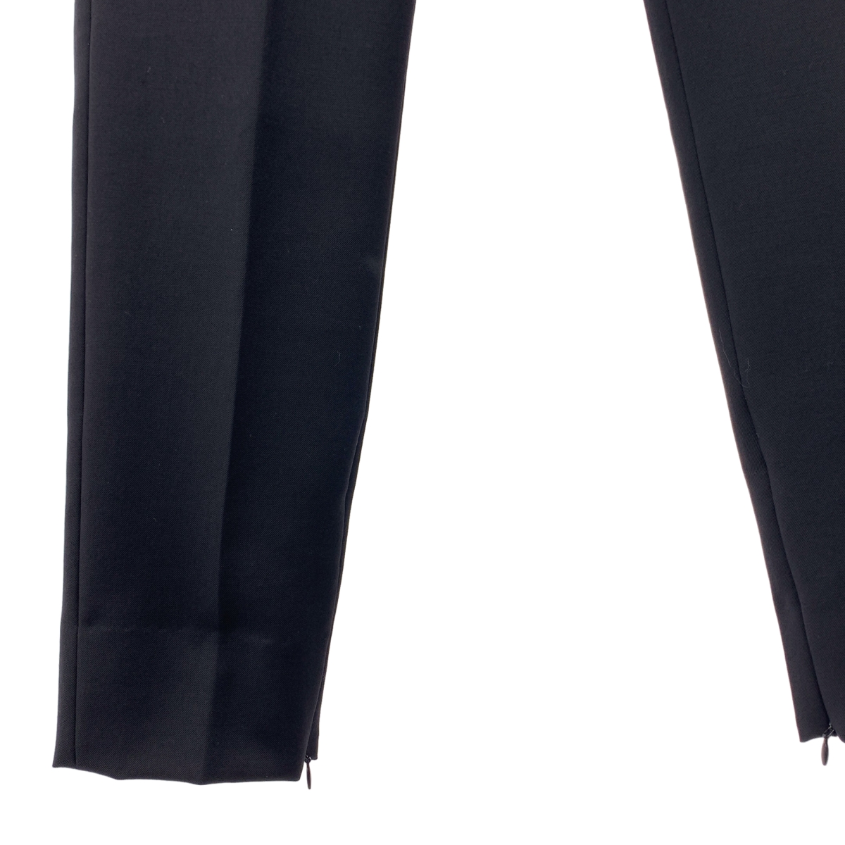 Deuxieme Classe / ドゥーズィエムクラス Wool Mohair Sleeve Zip Straight Pants ウール モヘア 裾ジップ ストレートパンツ