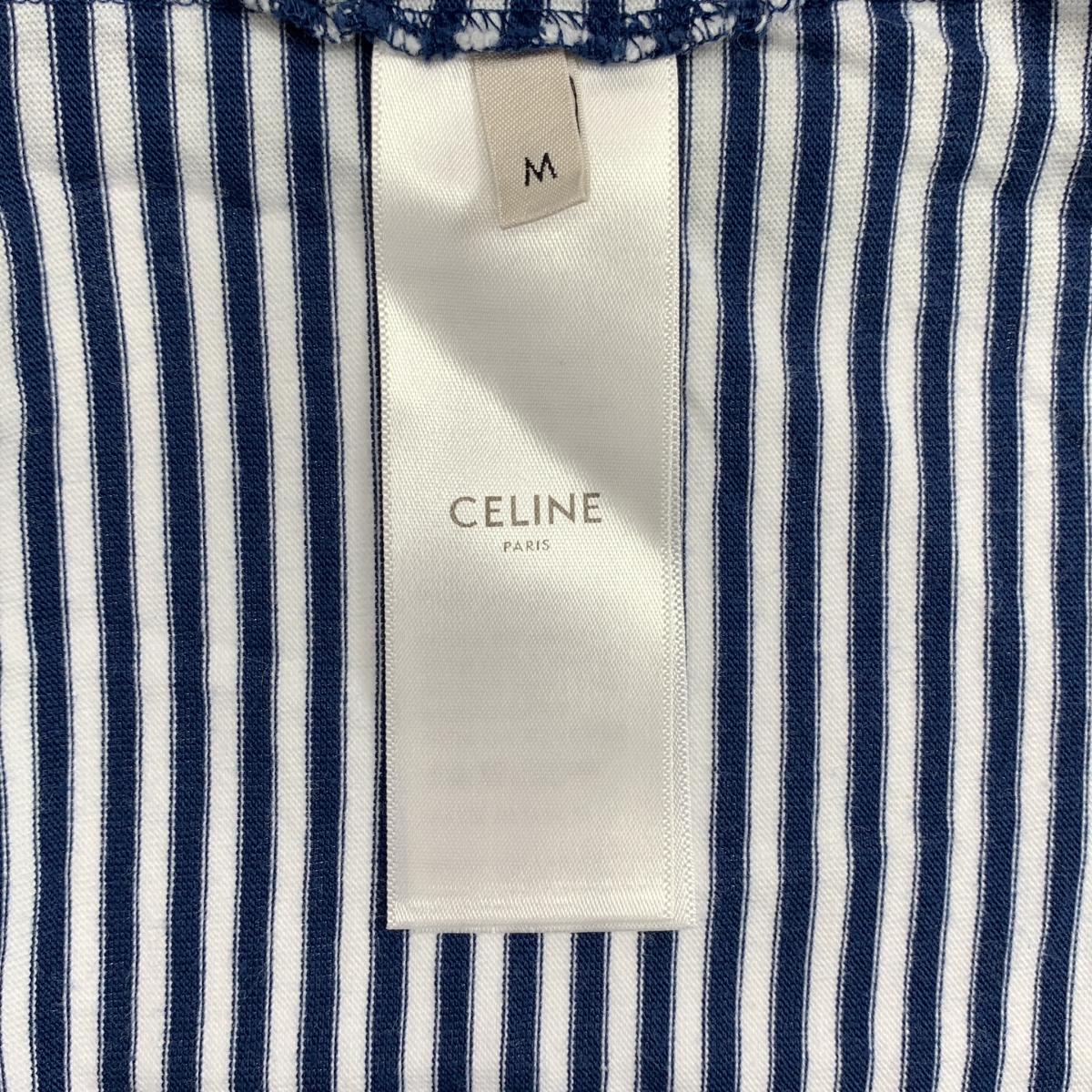 CELINE / セリーヌ embroidered t-shirt ボーダー カットソー