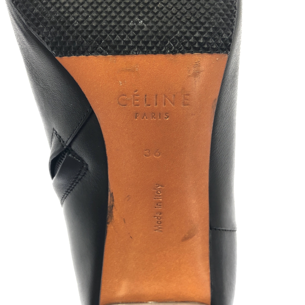 CELINE / セリーヌ Bambam バンバン メタルヒール アンクルブーツ