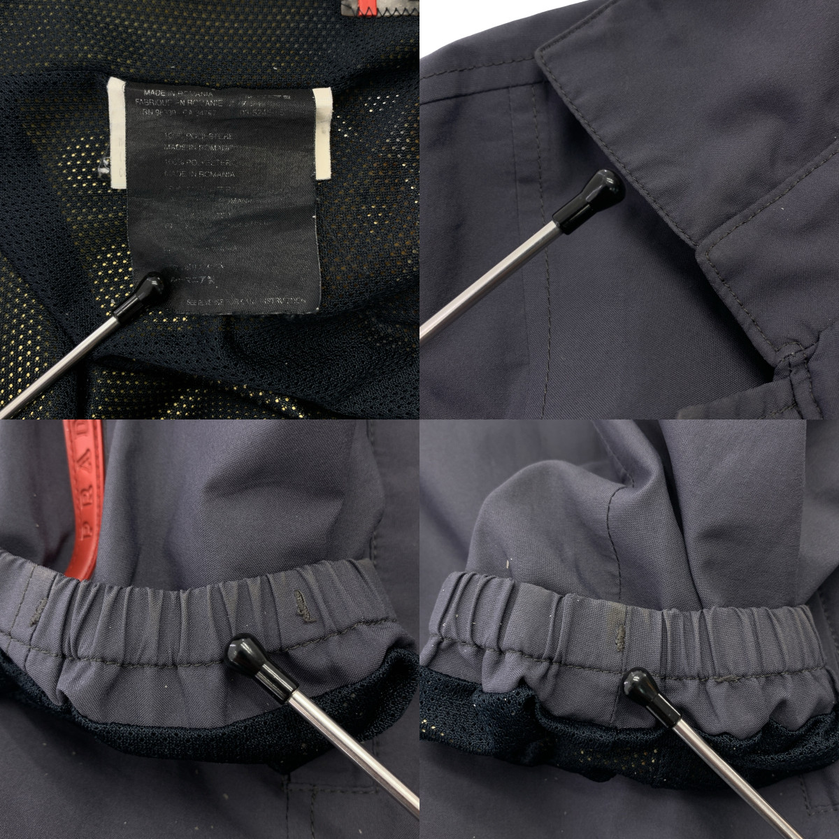 PRADA SPORT / プラダスポーツ SGV85 / GORE-TEX / ゴアテックス ナイロン ジャケット / フード着脱可