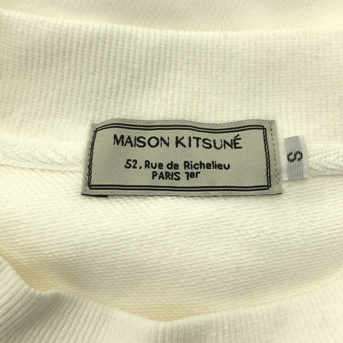MAISON KITSUNE / メゾンキツネ ワッペン クルーネック オーバースウェット トレーナー