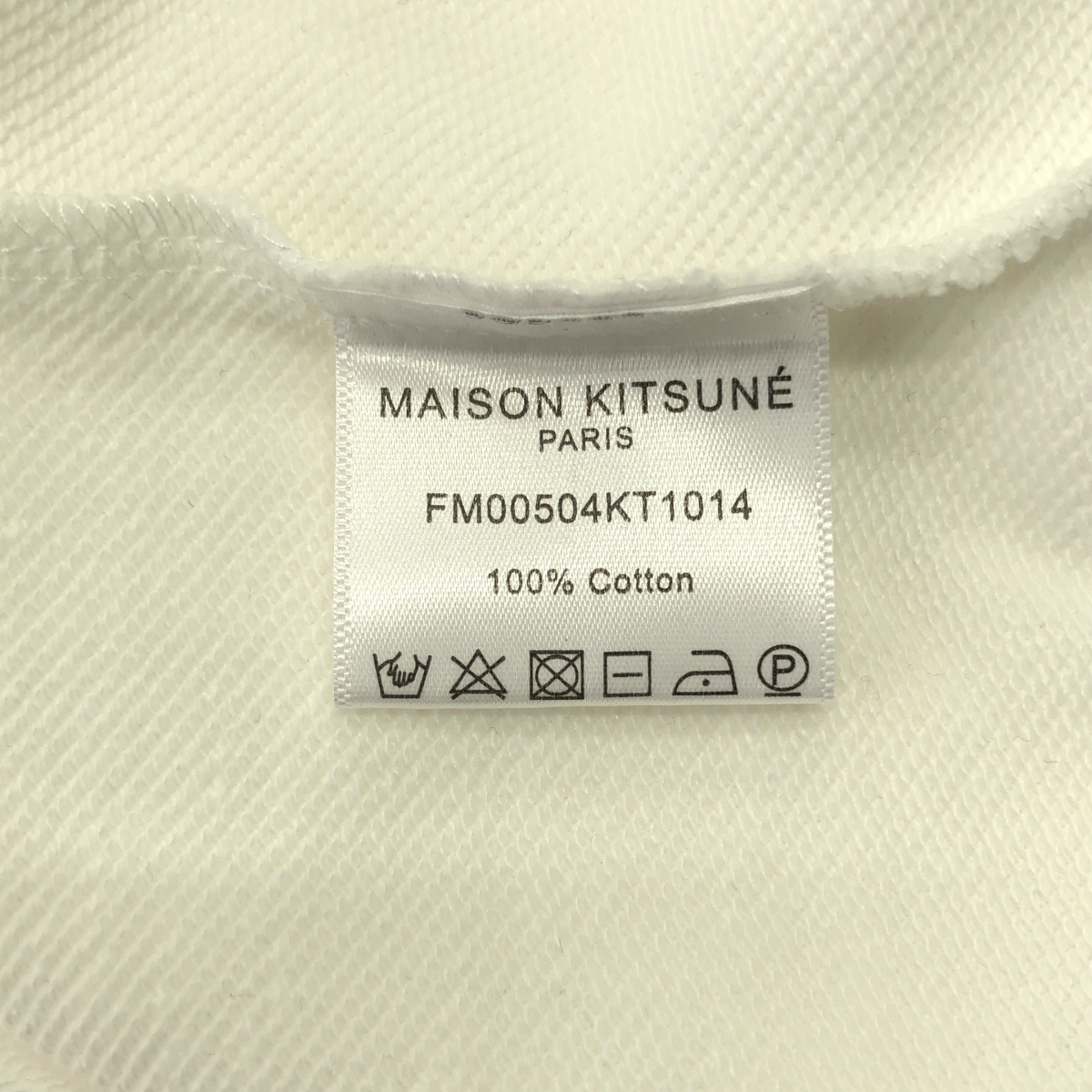 MAISON KITSUNE / メゾンキツネ ワッペン クルーネック オーバースウェット トレーナー