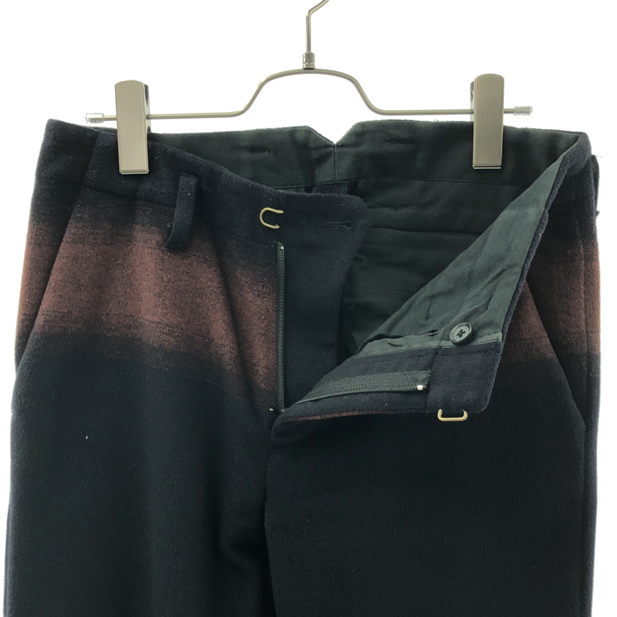 kolor / カラー セットアップ / ウール カシミヤ ニードルパンチ 2B テーラードジャケット / ジップポケット パンツ