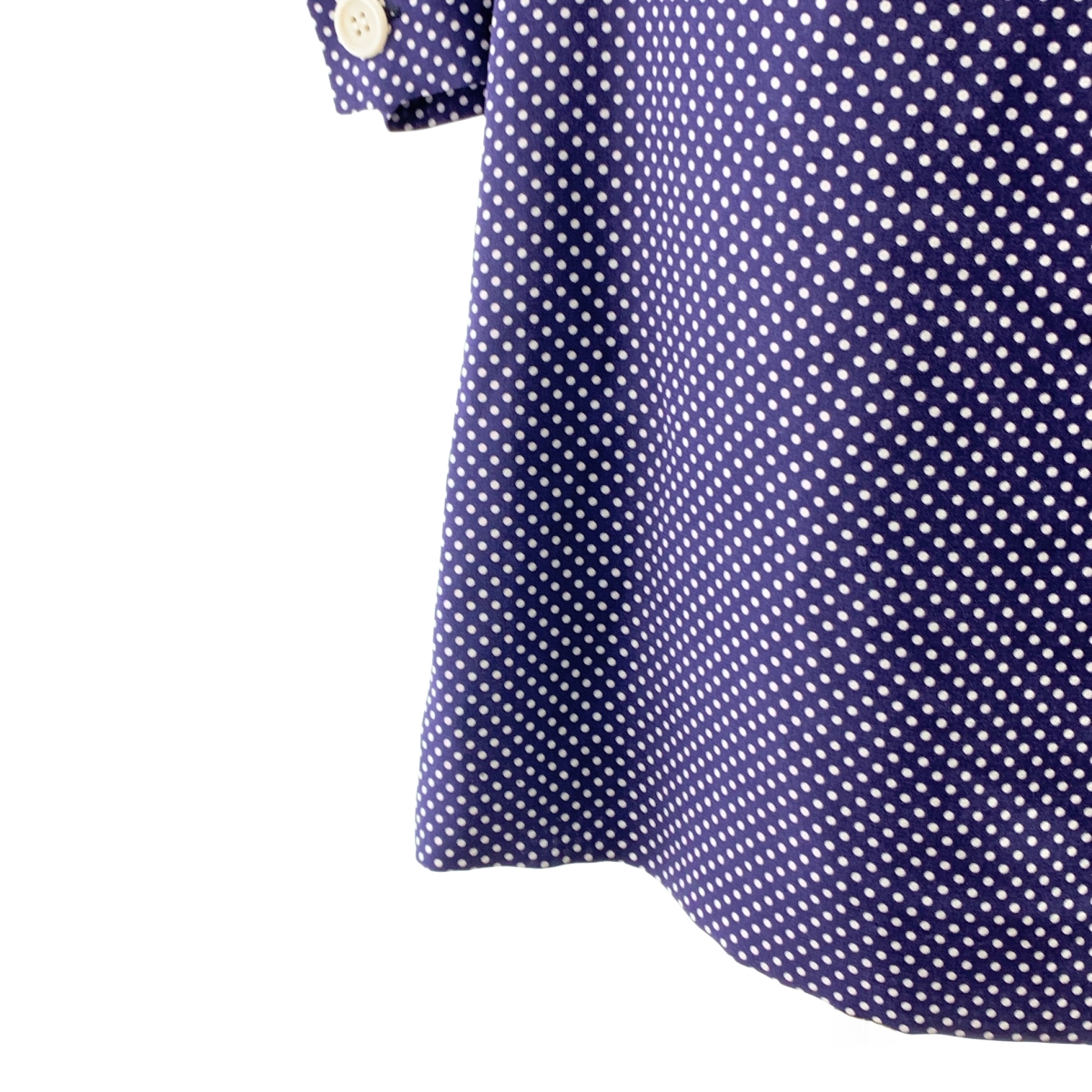 miu miu / ミュウミュウ シルク切替 ドット スカーフカラー ギャザー シャツ ワンピース